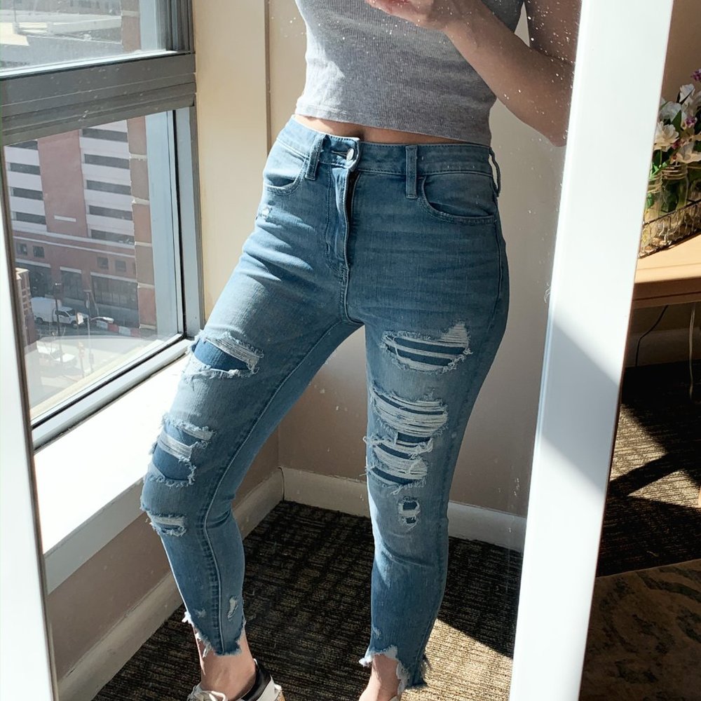 American Eagle High Waisted Denim